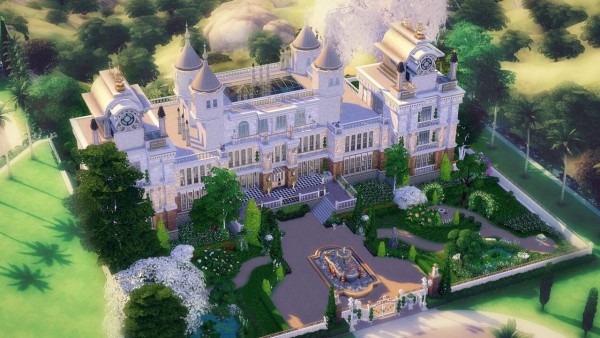 Studio Sims Creation: Wayne Manor Batman Wollaton House