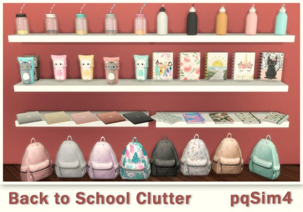  PQSims4: Back to School Clutter