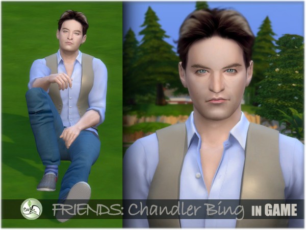  The Sims Resource: FRIENDS   Chandler Bing by BAkalia