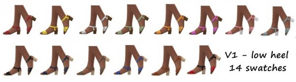  Sims 4 Sue: Buckled sandals v1