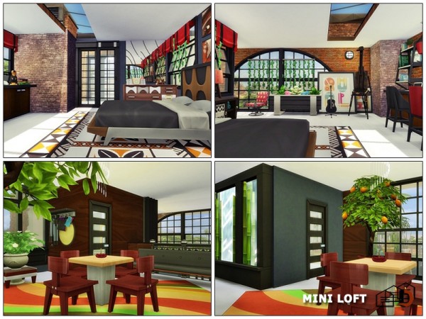  The Sims Resource: Mini Loft by Danuta720