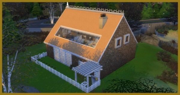 Blackys Sims 4 Zoo: Favorite house with a small garden by Kosmopolit