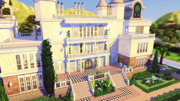 Studio Sims Creation: Wayne Manor Batman Wollaton House