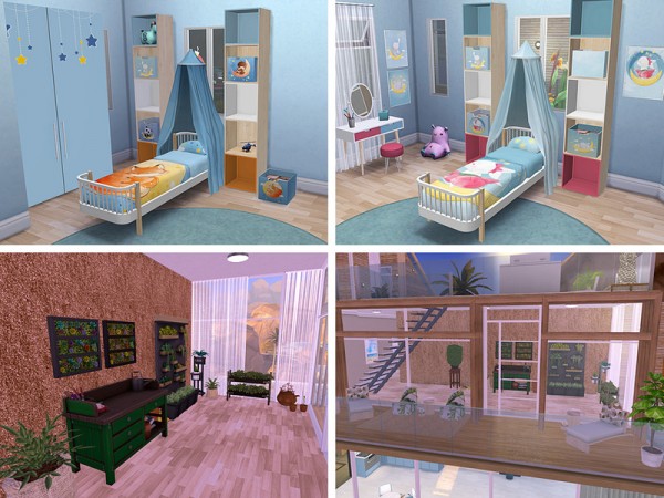  The Sims Resource: Oasis Modern house by neinahpets