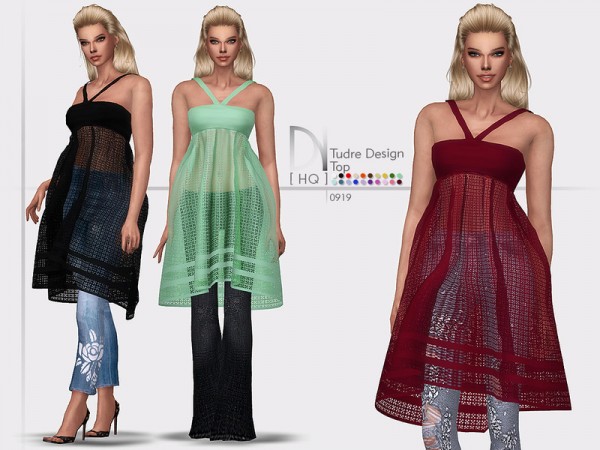  The Sims Resource: Tudre Design Top by DarkNighTt