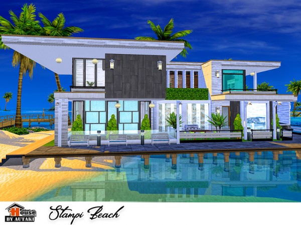  The Sims Resource: Stampi Beach house by Autaki