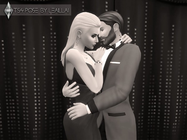  The Sims Resource: Couple pose   Romantic hugs by LeaIllai