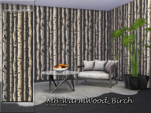  The Sims Resource: Warm Wood Birch by matomibotaki