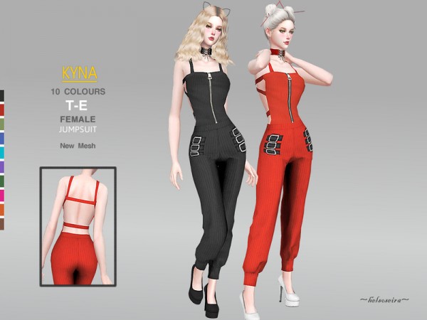  The Sims Resource: KYNA   Jumpsuit by Helsoseira