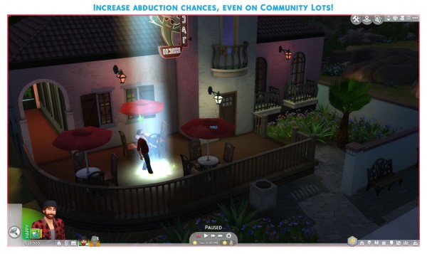  Mod The Sims: UFO Hotspot (Lot Trait) by r3m