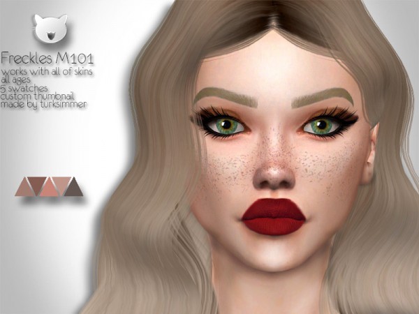  The Sims Resource: Freckles M101 by turksimmer