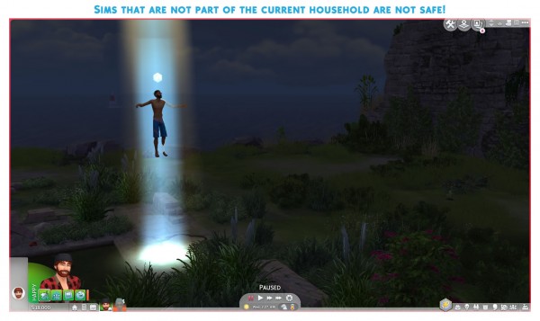  Mod The Sims: UFO Hotspot (Lot Trait) by r3m