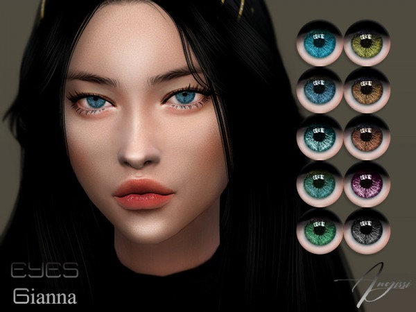  The Sims Resource: EYES Gianna by ANGISSI