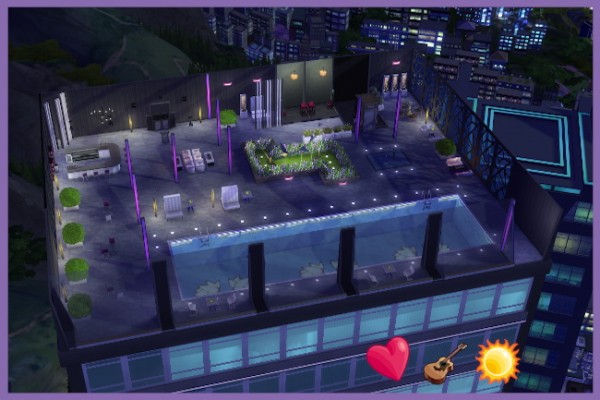  Blackys Sims 4 Zoo: Stars Lounge by Kosmopolit