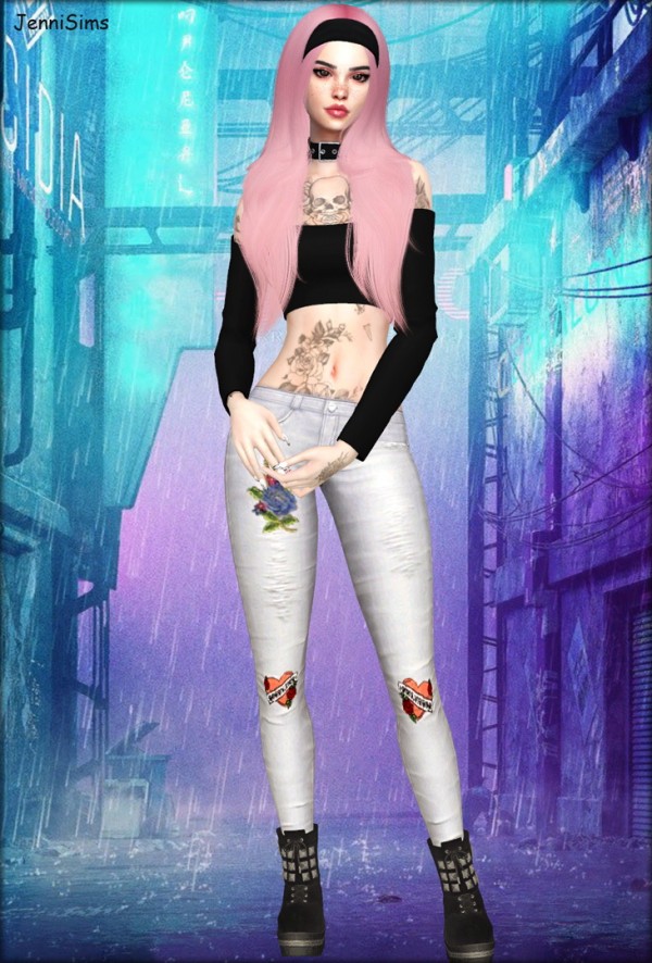  Jenni Sims: Collection Jeans and Boots Cybergoth World