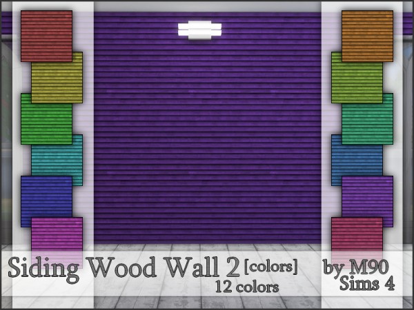  The Sims Resource: Siding Wood Wall 2 by Mircia90