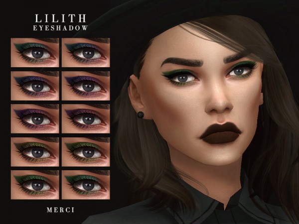  The Sims Resource: Lilith Eyeshadow by Merci