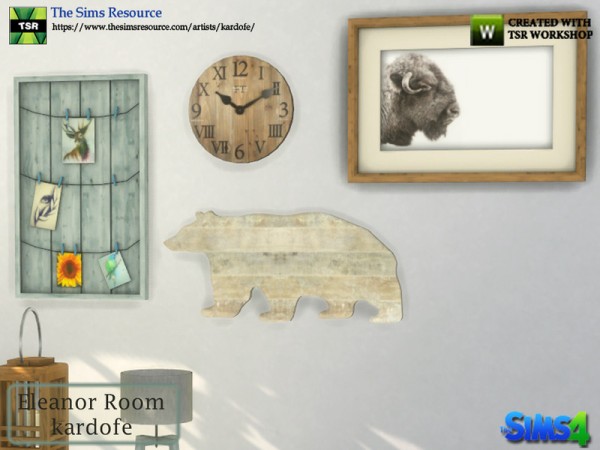  The Sims Resource: Eleanor Room Decorations by Kardofe