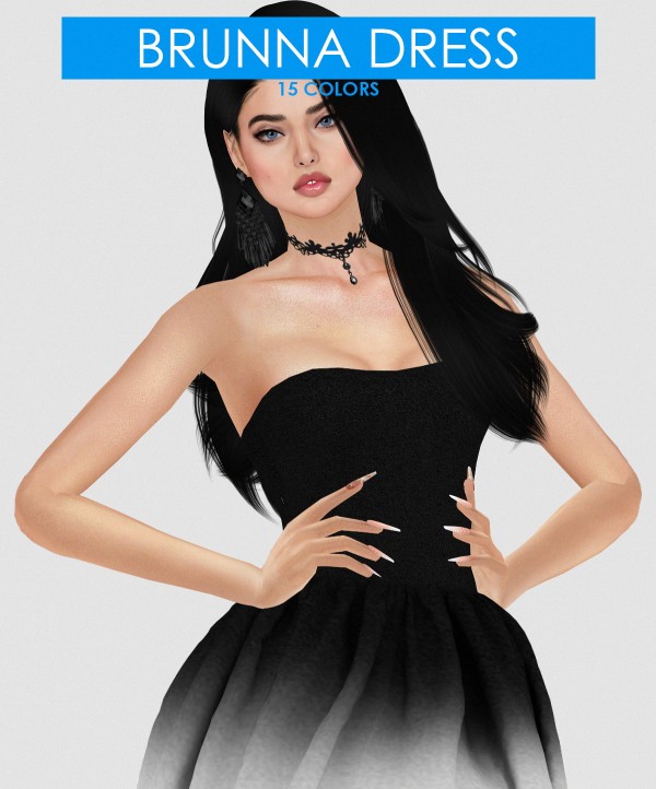 Red Head Sims: Brunna Dress