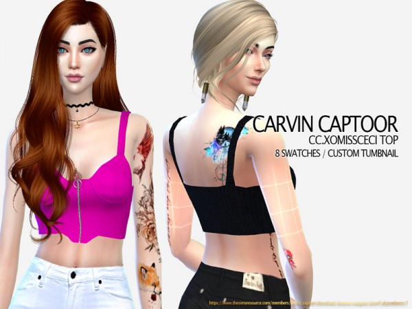  The Sims Resource: Xomissceci Top by carvin captoor