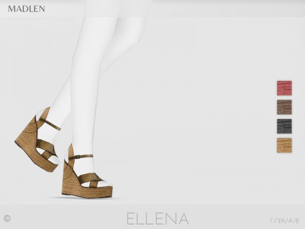  The Sims Resource: Madlen Ellena Shoes by MJ95
