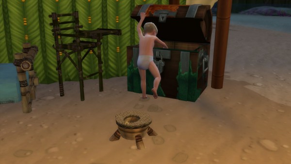  Mod The Sims: Toddler Potty Castaway by Serinion