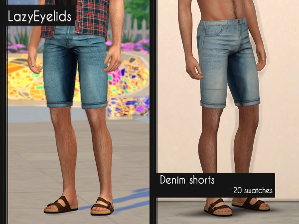  Lazyeyelids: Denim shorts