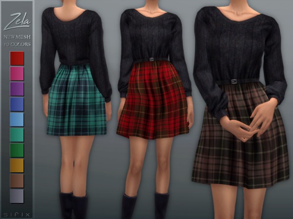  The Sims Resource: Zela Outfit by Sifix2