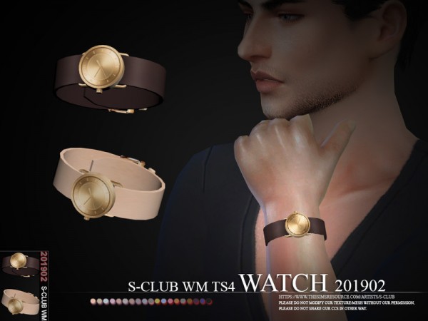  The Sims Resource: Watch 201902 by S Club