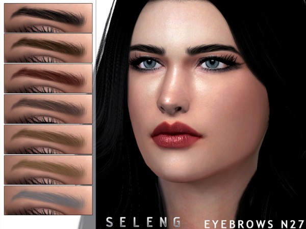  The Sims Resource: Eyebrows N27 by Seleng