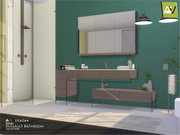  The Sims Resource: Dussault Bathroom by ArtVitalex