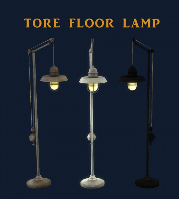  Leo 4 Sims: Tore Floor Lamp