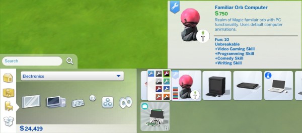  Mod The Sims: Realm of Magic Familiar Orb Computer by Teknikah