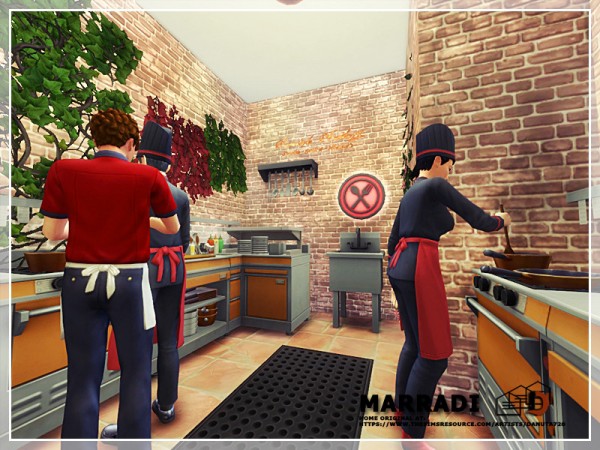  The Sims Resource: Marradi restaurant by Danuta720