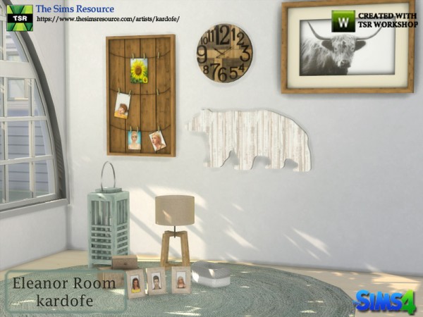  The Sims Resource: Eleanor Room Decorations by Kardofe