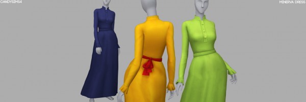  Candy Sims 4: Minerva Dress