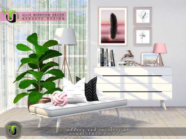  The Sims Resource: Allie Bedroom Decor by NynaeveDesign