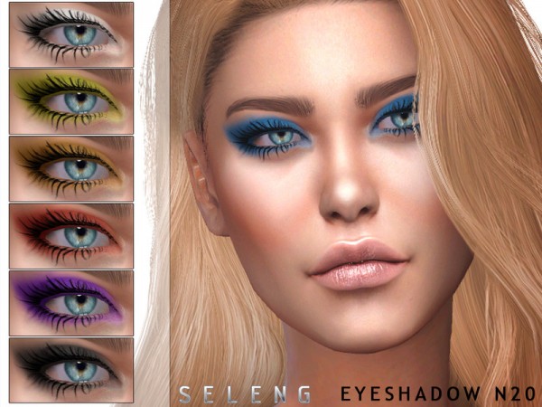  The Sims Resource: Eyeshadow N20 by Seleng