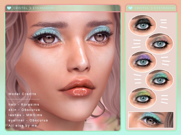  The Sims Resource: Christel Eyeshadow by Screaming Mustard
