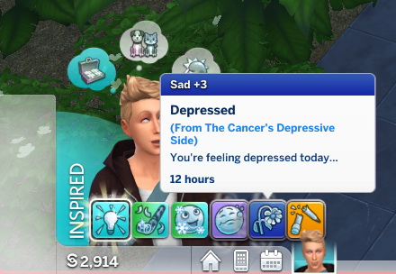  Mod The Sims: Cancer Custom Trait by StormyWarrior8