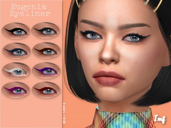  The Sims Resource: Eugenia Eyeliner N.50 by IzzieMcFire