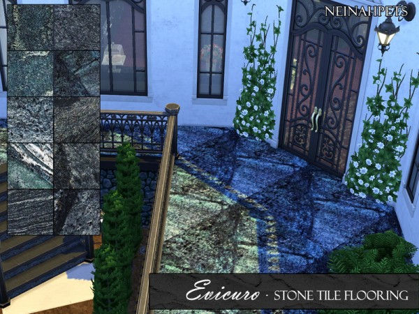  The Sims Resource: Evicuro Stone Tiles by neinahpets