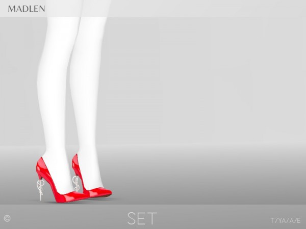  The Sims Resource: Madlen Set Shoes by MJ95