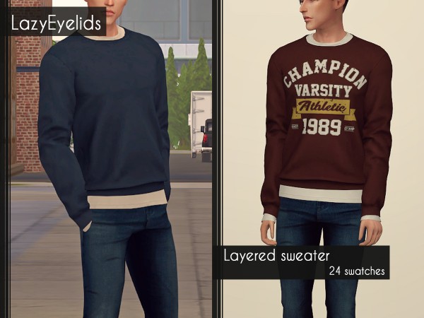 Lazyeyelids: Layerd sweater