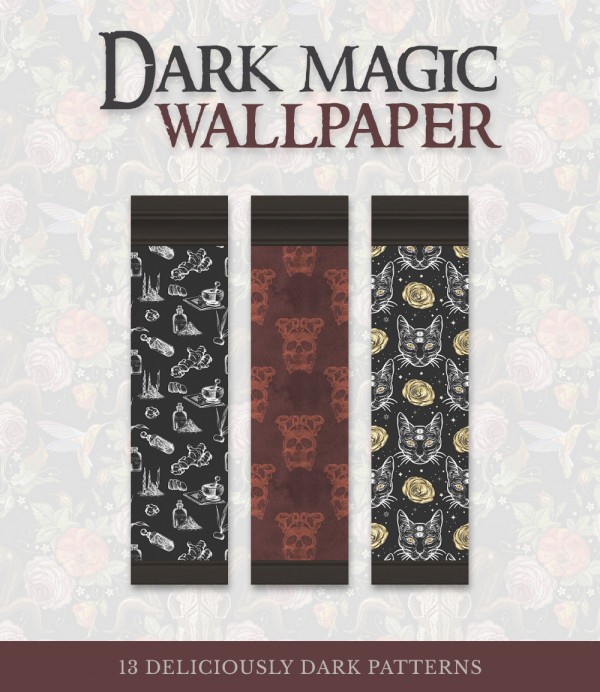  Simplistic: Dark Magic Wallpaper