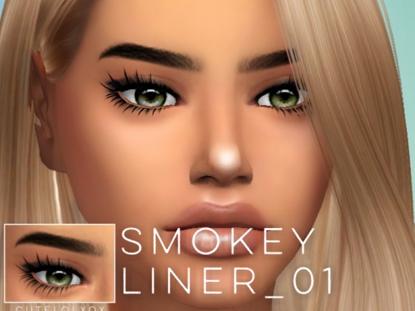  The Sims Resource: Smokey Liner 01 by cutelolxox