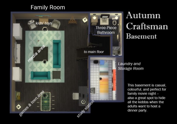 Mod The Sims: Autumn Craftsman by Copper Penny