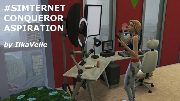  Mod The Sims: #SImternet Conqueror Aspiration by IlkaVelle