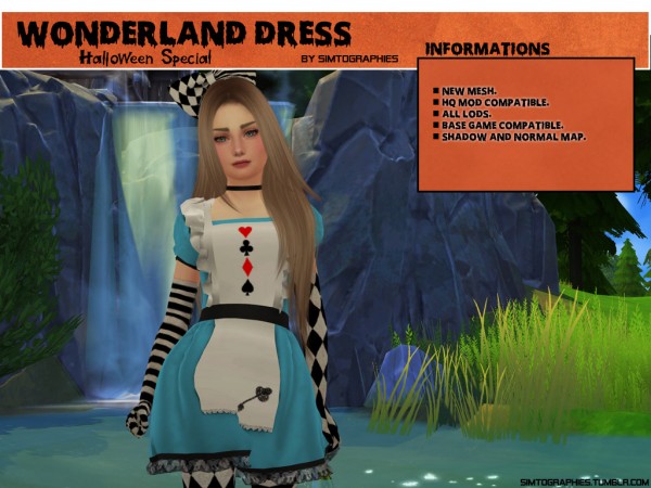  Simtographies: Wonderland Dress   HALLOWEEN SPECIAL