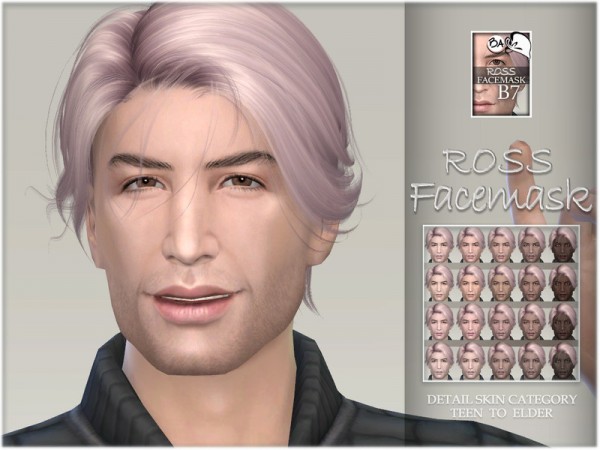  The Sims Resource: Ross facemask by BAkalia